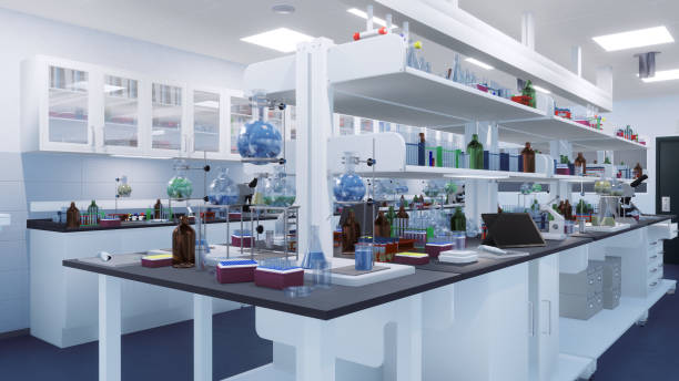 istock With no people scientific research lab interior 3D 1313103584
