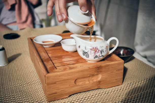 istock Chinese traditional gongfu cha tea ceremony 1313108209