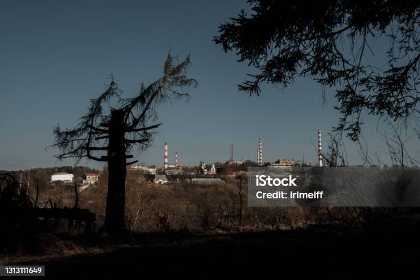 View Of The Worlds First Nuclear Power Plant In Obninsk Stock Photo - Download Image Now