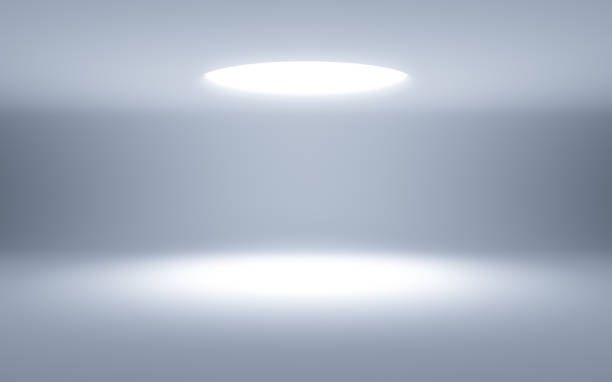 istock 3D Scene - New product launch scene There was a light shining from above. 1313115645