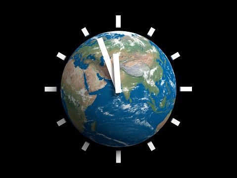 Doomsday - The rest of the world time / 3D Render
(Ref : http://shadedrelief.com/natural3/ne3_data/16200/textures/1_earth_16k.jpg)