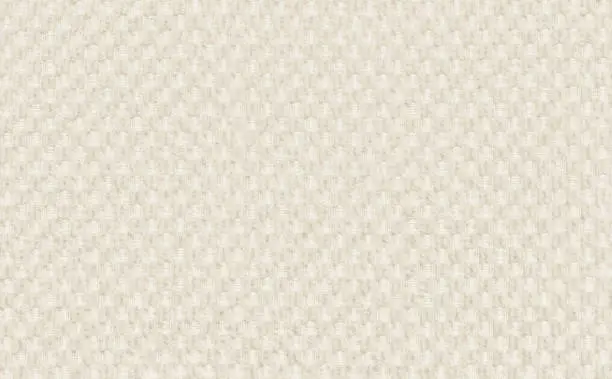 Photo of Seamless texture, cream checked fabric pattern