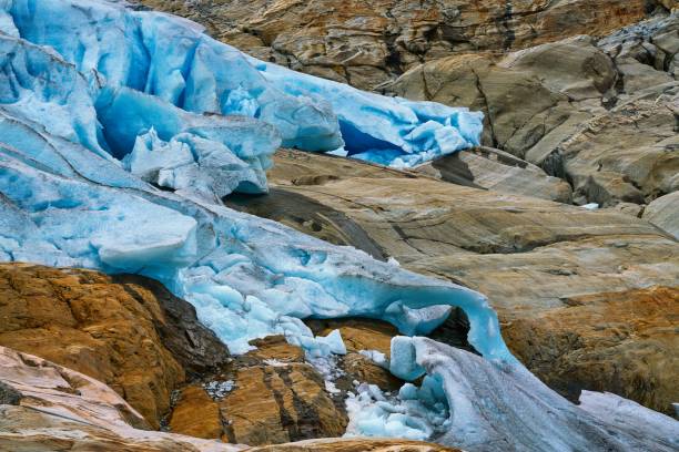 glacier in northern norway in the year 2018 today he is way shorter