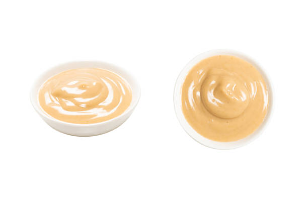 istock Mushroom sauce in a bowl isolated on white background. 1313119053
