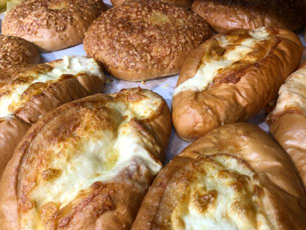 istock Baked goods, fresh baked goods. Bread in the bakery. 1313130088