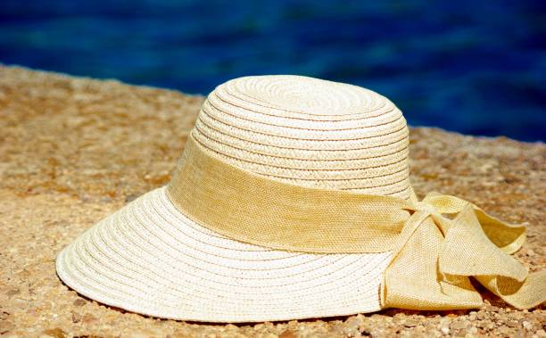 istock Sun hat by the sea 1313131093