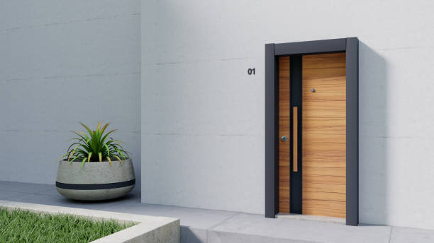 istock Security door of an apartment 1313166343