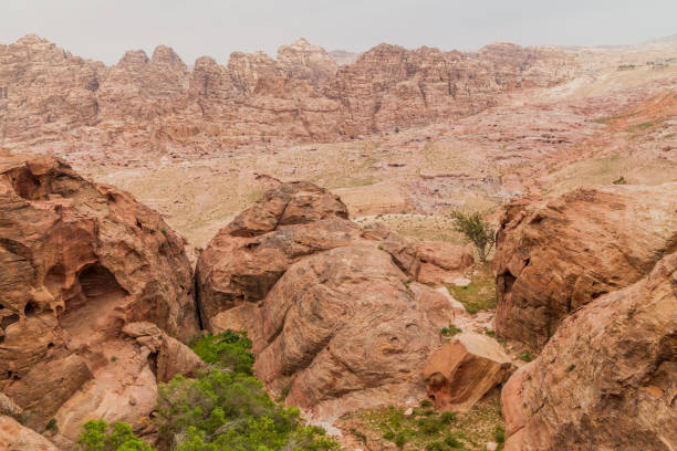 istock Rocks at the ancient city Petra, Jord 1313166961