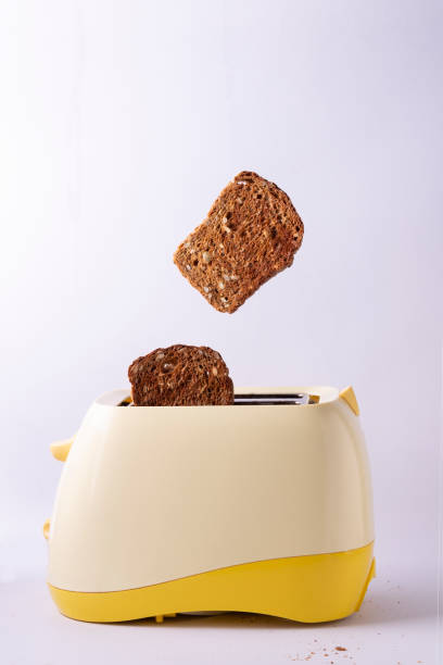 istock A toaster that jumps out of dried whole grain bread. 1313167784