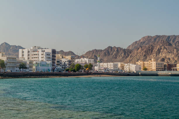 istock MUSCAT, OMAN - FEBRUARY 22, 2017: Buildings at Mutrah Corniche in Muscat, Om 1313169408