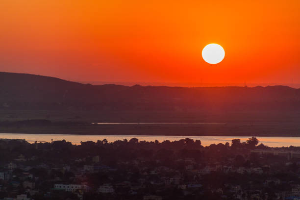 istock View of sunset from Mandalay hill, Myanm 1313171652