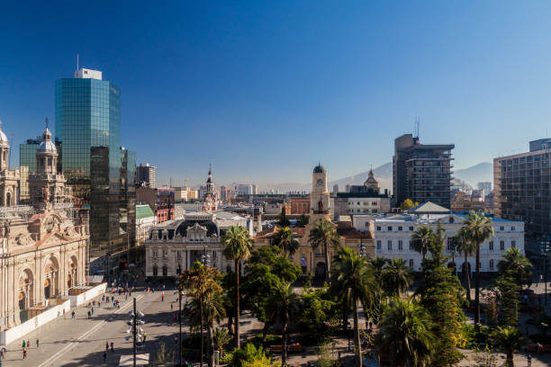 istock Plaza de las Armas square in Santiago, Chile 1313174243