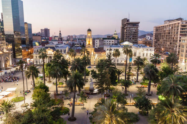 istock Plaza de Armas square in Santiago, Chile 1313174250