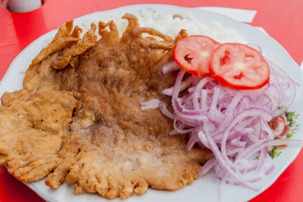 istock Meal of peruvian coastal region - fried ray. 1313174357