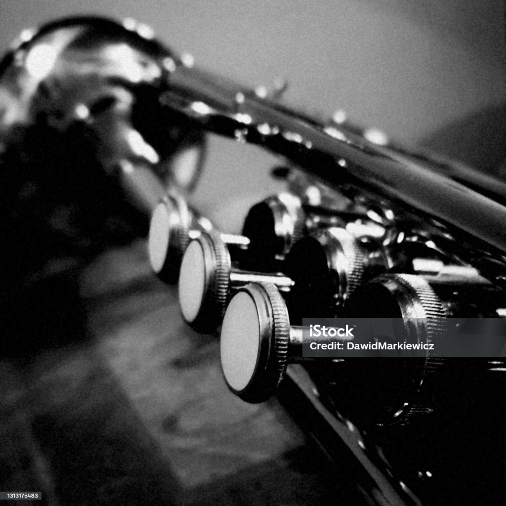 Trumpet Close up of trumpet pistons Trumpet Stock Photo