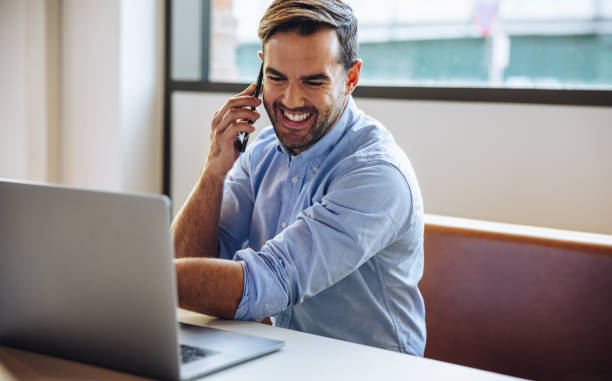istock Business professional having a conversation on phone 1313175622