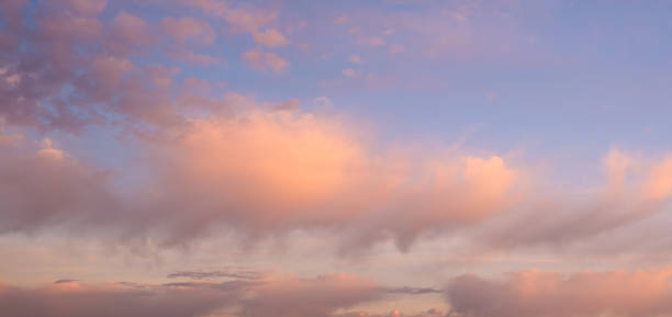 istock Sky background, coudy sky abstract background, sun above the horizon 1313177955