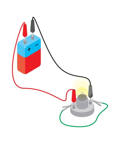 ilustraciones, imágenes clip art, dibujos animados e iconos de stock de diagrama de cortocircuito eléctrico - instalación eléctrica