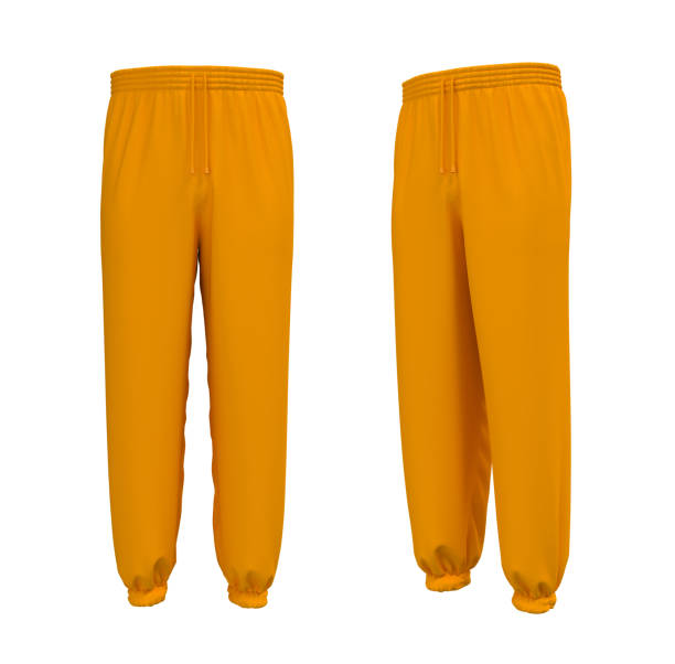 istock Blank joggers mockup, front and side views. Sweatpants. 1313184800