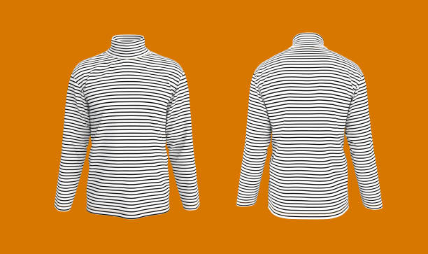 istock Longsleeves turtleneck shirt mockup 1313185120