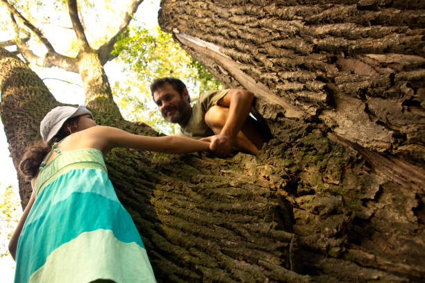 istock climbing trees and family 1313187789