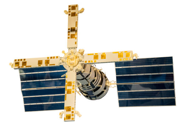 istock mock-up of a space satellite on a white background 1313189602