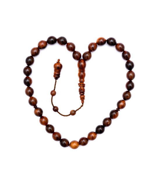 istock Muslim prayer prayer beads beads isolated on white background. 1313201317