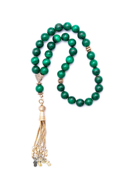 istock Muslim prayer prayer beads beads isolated on white background. 1313201348