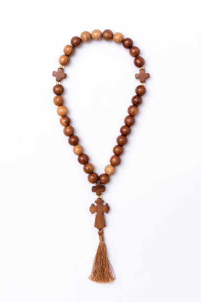 istock Muslim prayer prayer beads beads isolated on white background. 1313201494