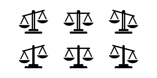 stockillustraties, clipart, cartoons en iconen met vergelijking, saldo, prijs, vergelijking vector pictogram illustratie materiaal - balans
