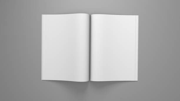 istock Open magazine mockup. Blank magazine template for copy space 1313209696