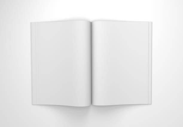 istock Open magazine mockup. Blank magazine template for copy space 1313209714