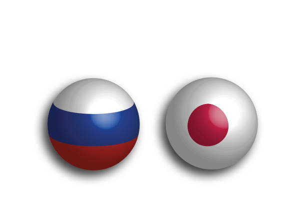 istock Japan and Russia of bilateral relations 1313214072
