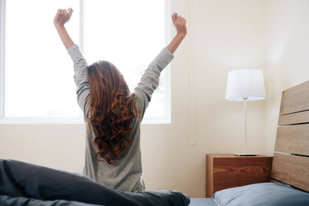 istock Woman stretching in the morning 1313222738