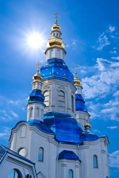 istock christian church on a blue sky background 1313229429