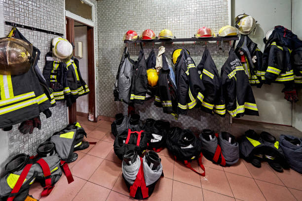 istock Firehouse Storage Room for Protective Workwear 1313232222