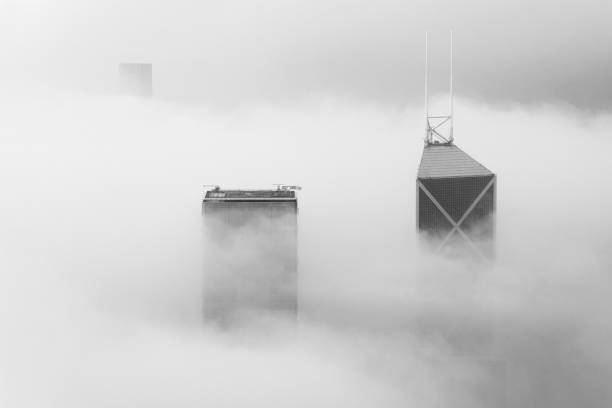 istock City in fog 1313233375