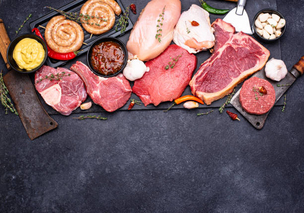 istock Assortment of various types of meat 1313233566