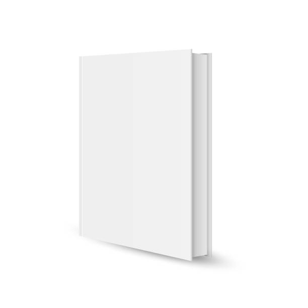 空白の縦書きテンプレート。白紙の雑誌や本の表紙、パンフレットの小冊子。ベクターの図。 - hardcover book点のイラスト素材／クリップアート素材／マンガ素材／アイコン素材