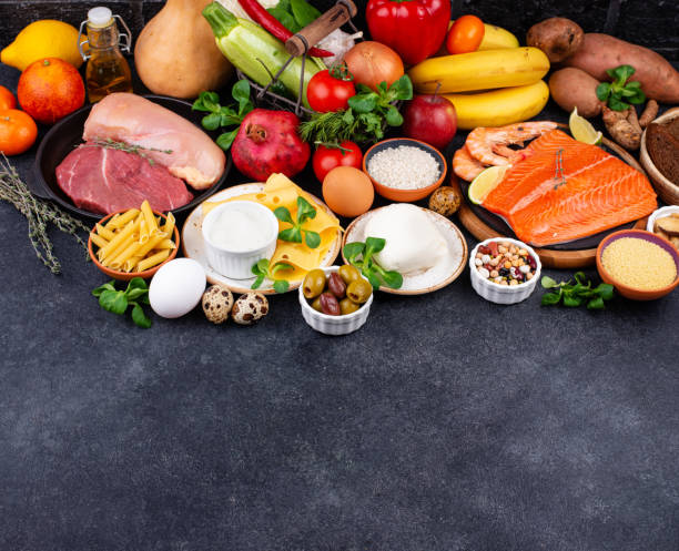 istock Mediterranean diet. Healthy balanced food 1313235837