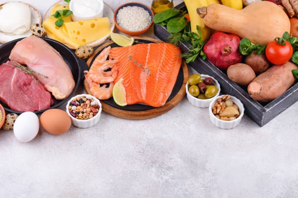 istock Mediterranean diet. Healthy balanced food 1313235840