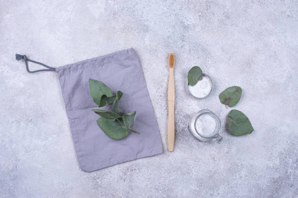 istock Eco friendly toothbrush and natural dentifrice 1313236122