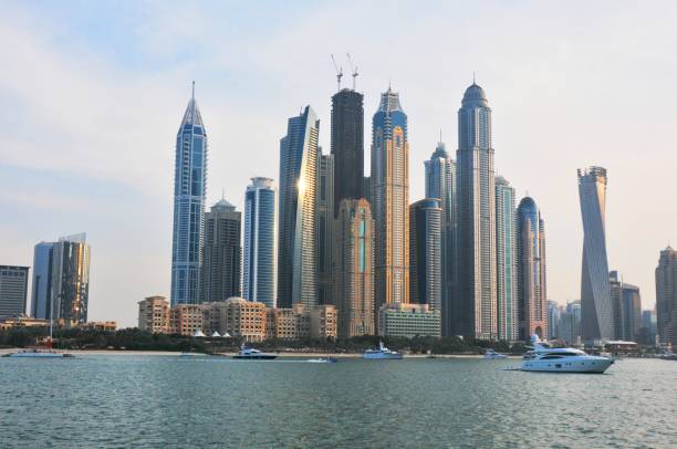 istock Dubai city Skyline 1313238091