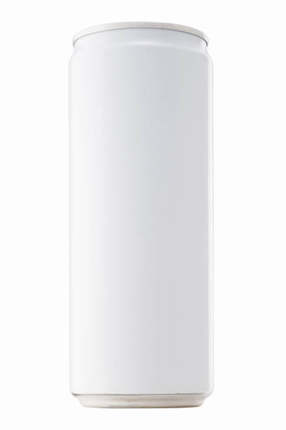 istock Blank packaging white can, for drink beverage product design mock-up Isolated on white background with clipping path 1313239559