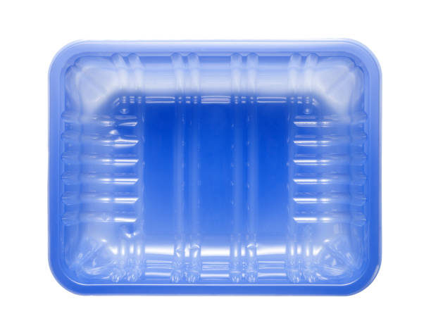 istock Blue plastic food tray 1313241819