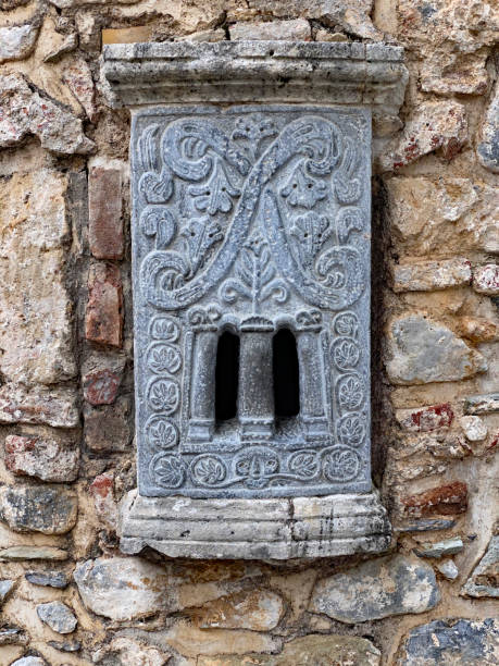 istock Decor in Toplou Monastery is a 15th-century monastery 1313246638