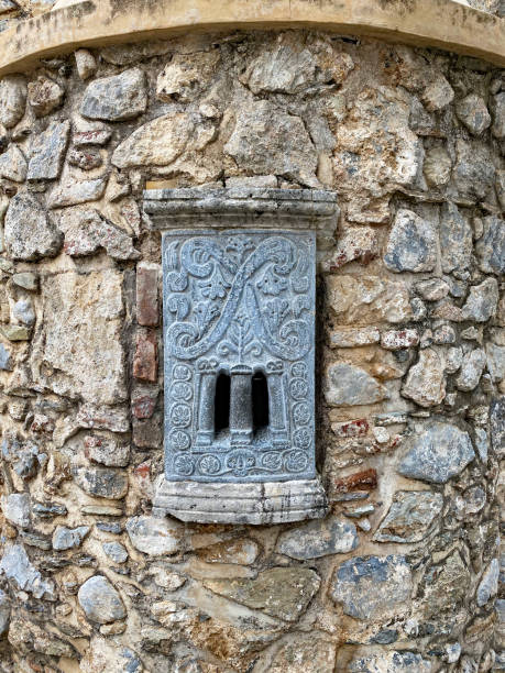 istock Decor in Toplou Monastery is a 15th-century monastery 1313246653