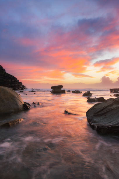 istock Colorful seascape sunrise 1313249605