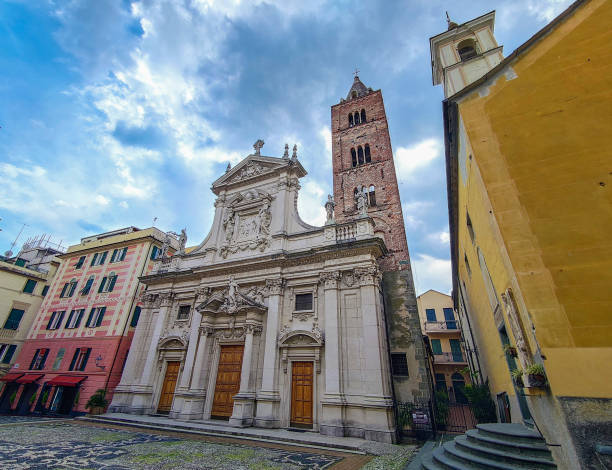 istock Varazze old medieval church cathedral Saint Ambrogio 1313250791