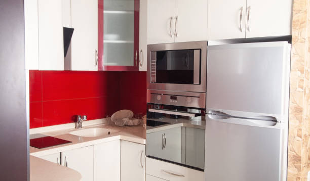 istock Kitchen interior with modern furniture. Kitchen design 1313250800
